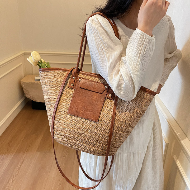 Tote Bag Summer Women's Straw Woven Handbag