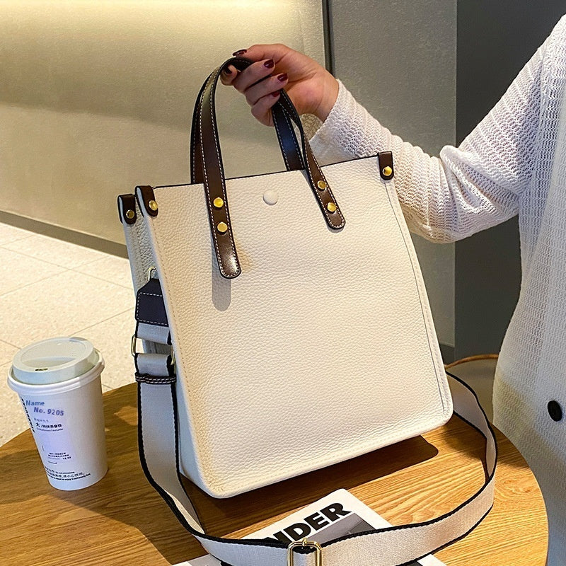 Women's Large-capacity Leather Business Handbag