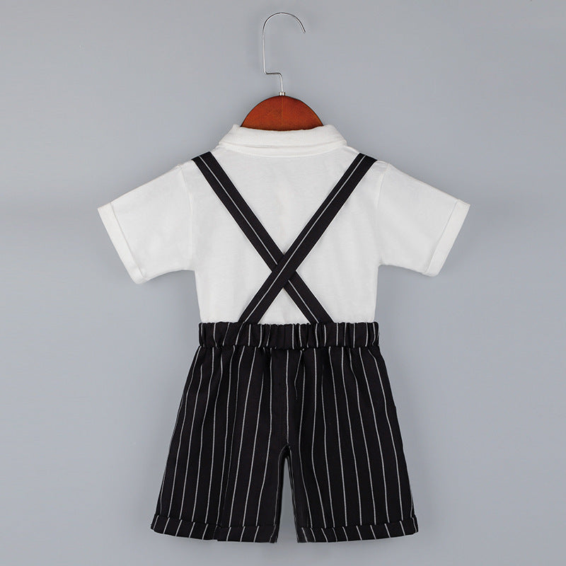 Kindergarten Performance Clothes Boys' Overalls Summer Suit