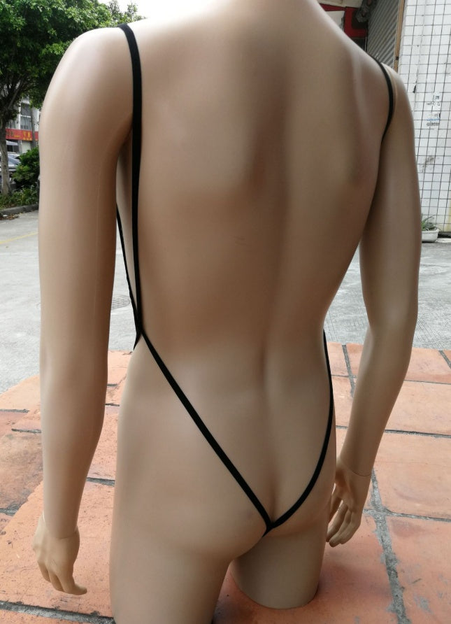Sexy T-shirt men's transparent erotic lingerie