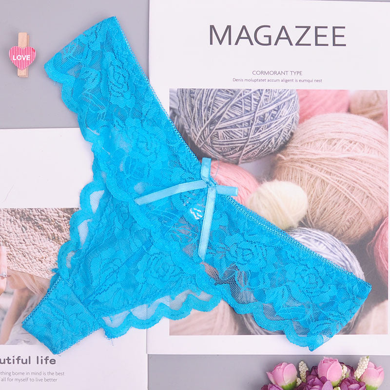 Adjusted Cozy Lace Briefs G Thongs Underwear Lingerie For Women