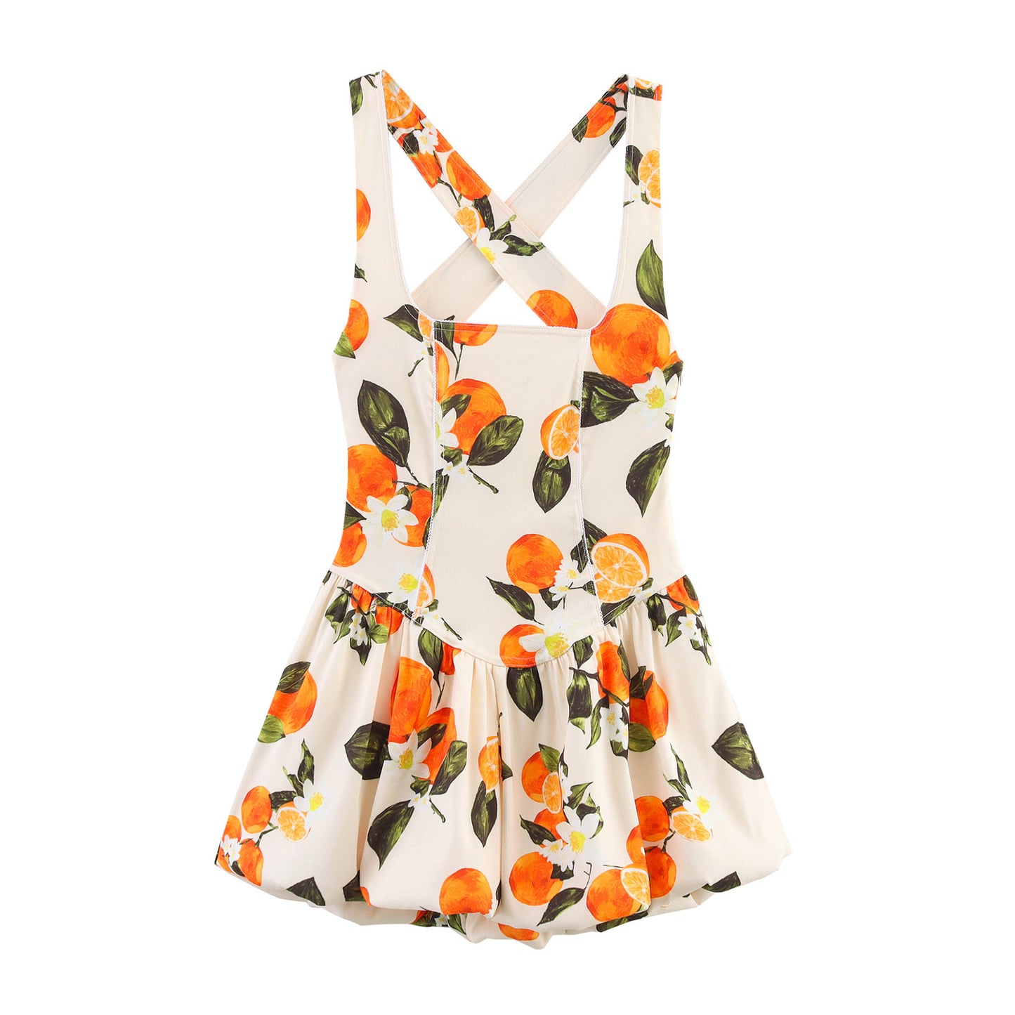 Sleeveless Printed Short Dress For Women