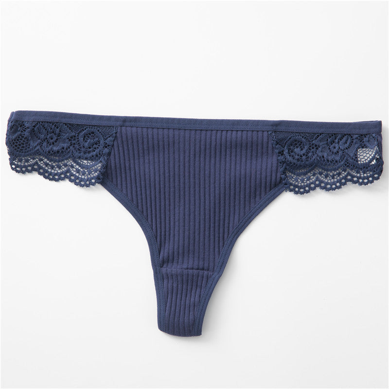 Underwear Low Waist Full Cotton Women's Lace