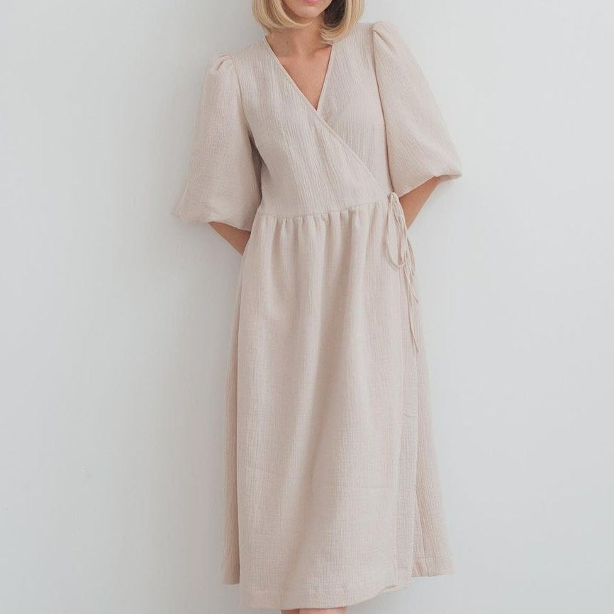 Sweet Atmosphere Solid Color Dress