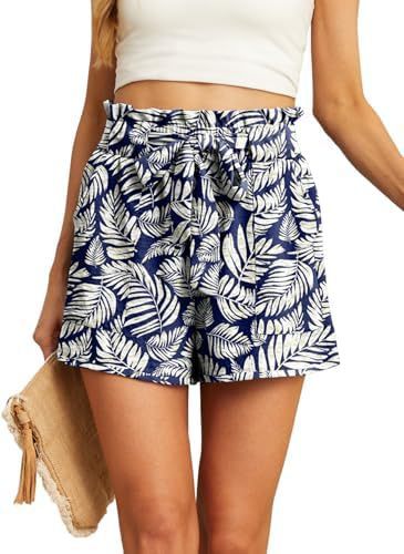 Women's Short Belt Pocket Summer Casual
