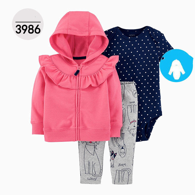 Three-piece hoodie set