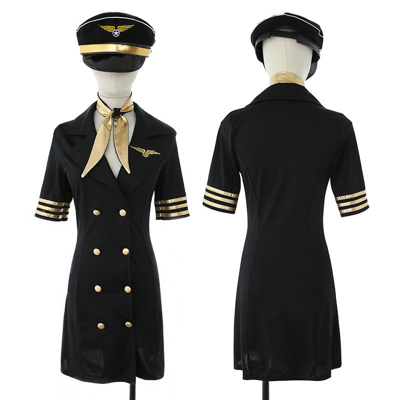 Sexy Lingerie Uniform Temptation Nightclub Cosplay Bag Hip