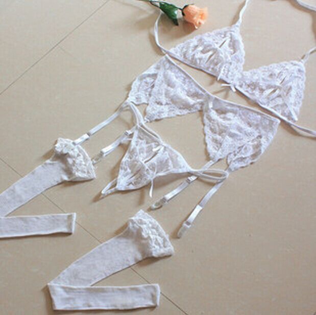 Sexy Three Point Suit Sexy Lace Open File Sexy Lingerie