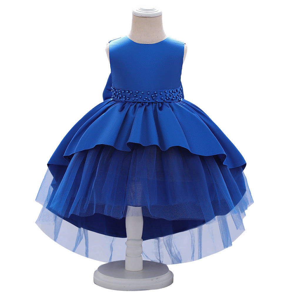 Girl's Princess Dress Costume With Tail Gauze