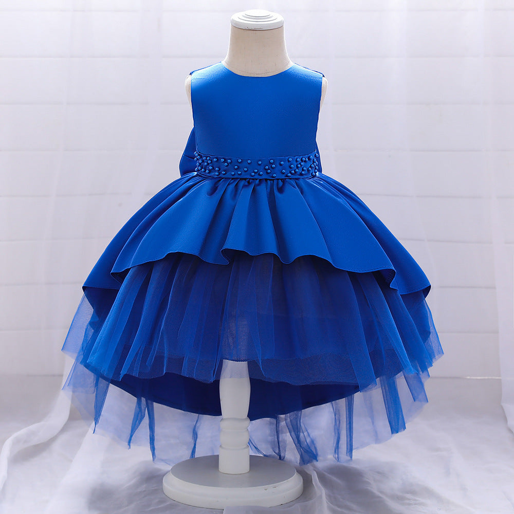 Girl's Princess Dress Costume With Tail Gauze