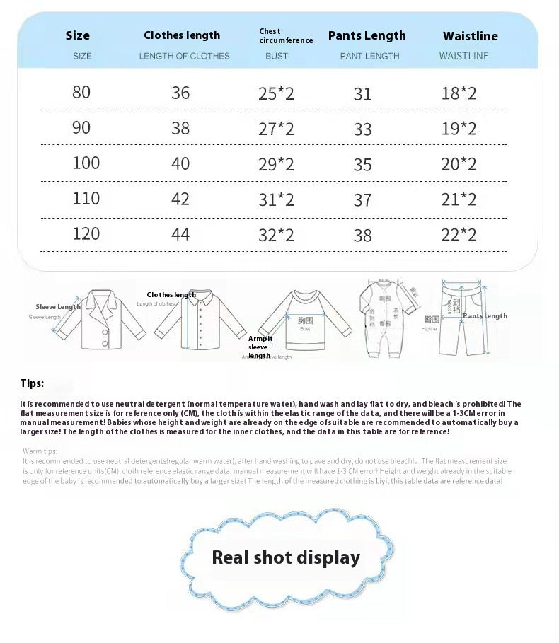Children's Multi-color Short Sleeve Suit Summer