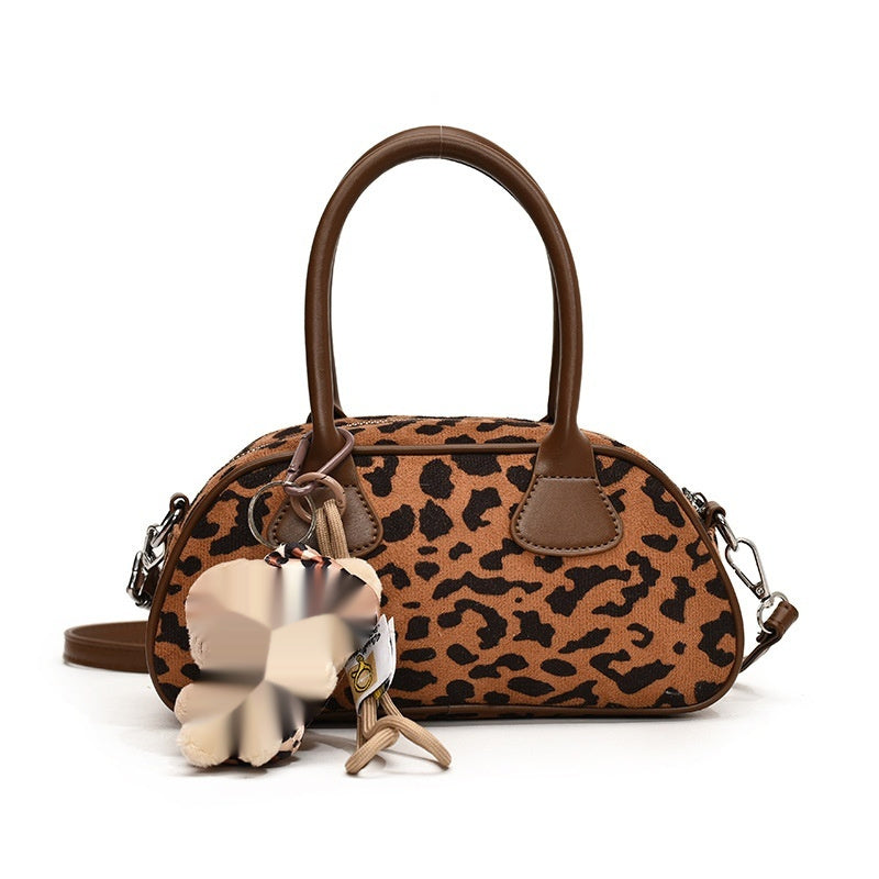 Hand-carrying Retro Frosted Bowling Bag Women