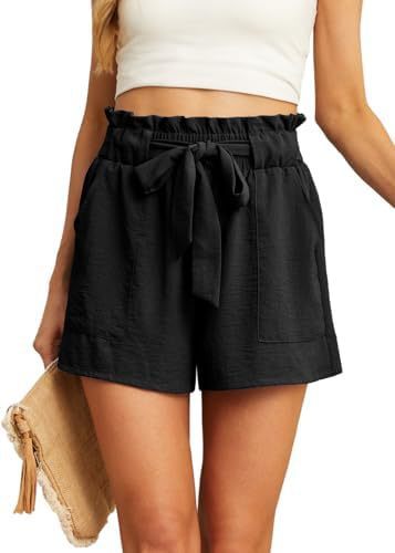 Women's Short Belt Pocket Summer Casual
