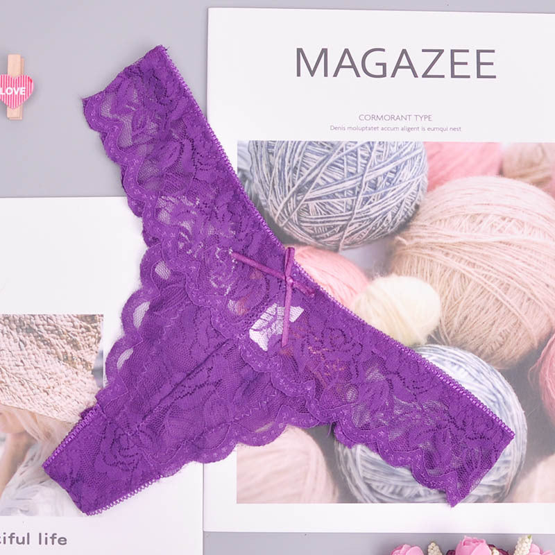 Adjusted Cozy Lace Briefs G Thongs Underwear Lingerie For Women