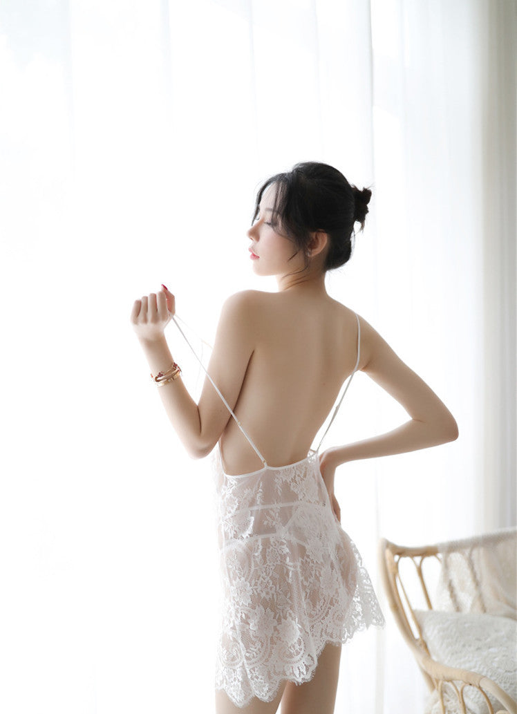 Sexy Lingerie Hollow Strap Nightdress Temptation Pajamas