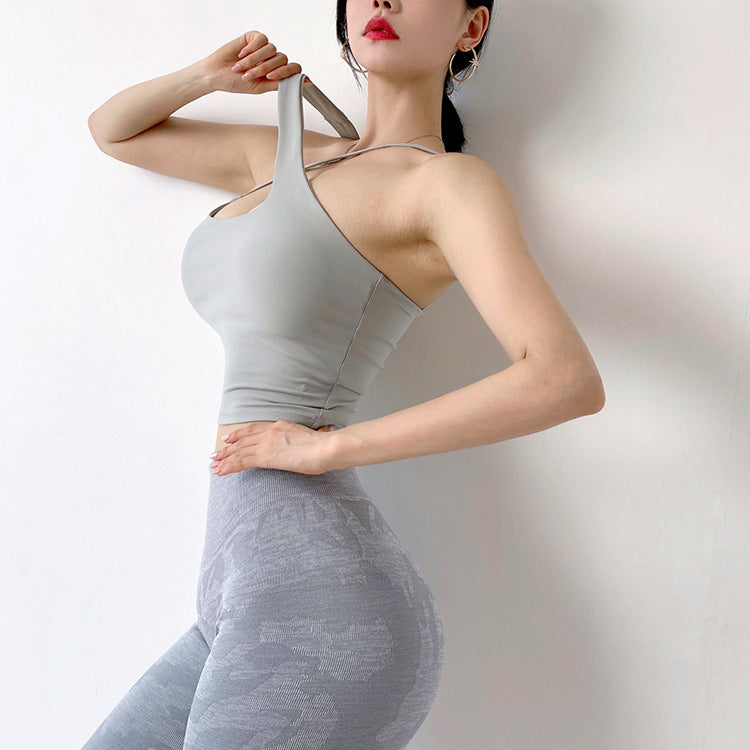 Sexy Lingerie Women's Cross-strap Sports Vest