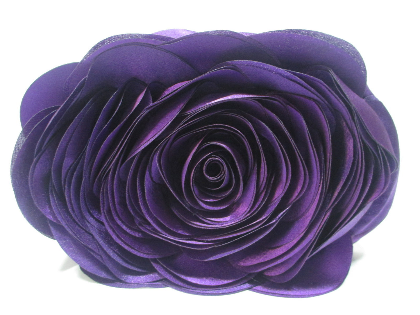 Fashion Personality New Women's Satin Flower Clutch