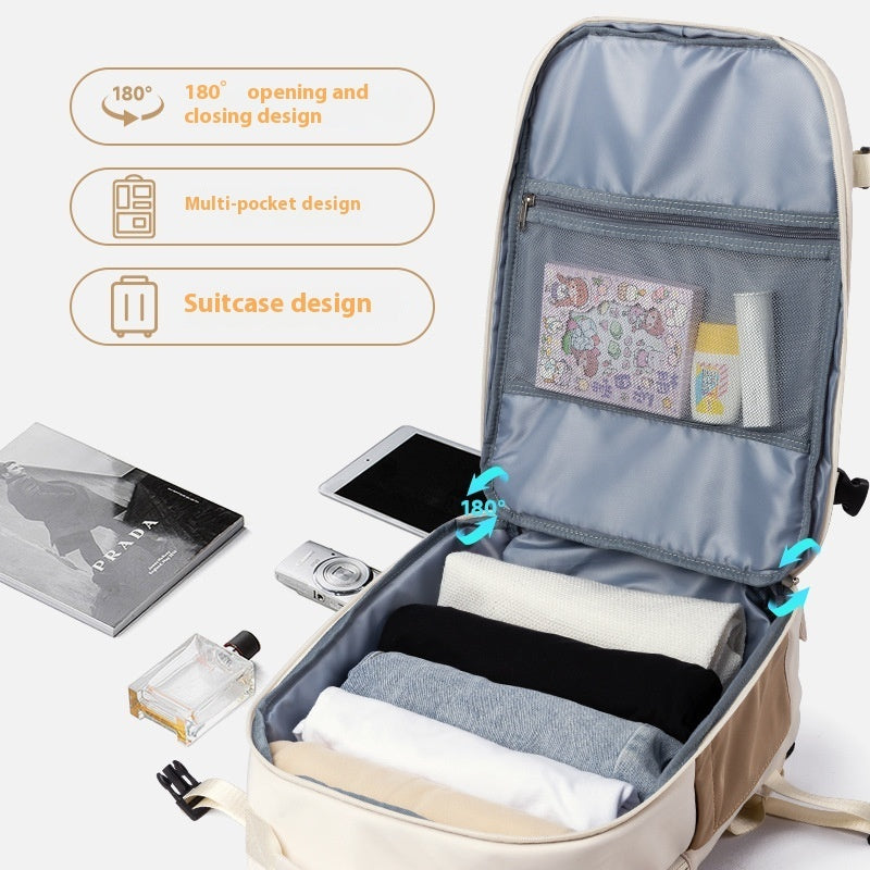 Travel Computer Backpack Women's Short-distance Lightweight Travel Schoolbag