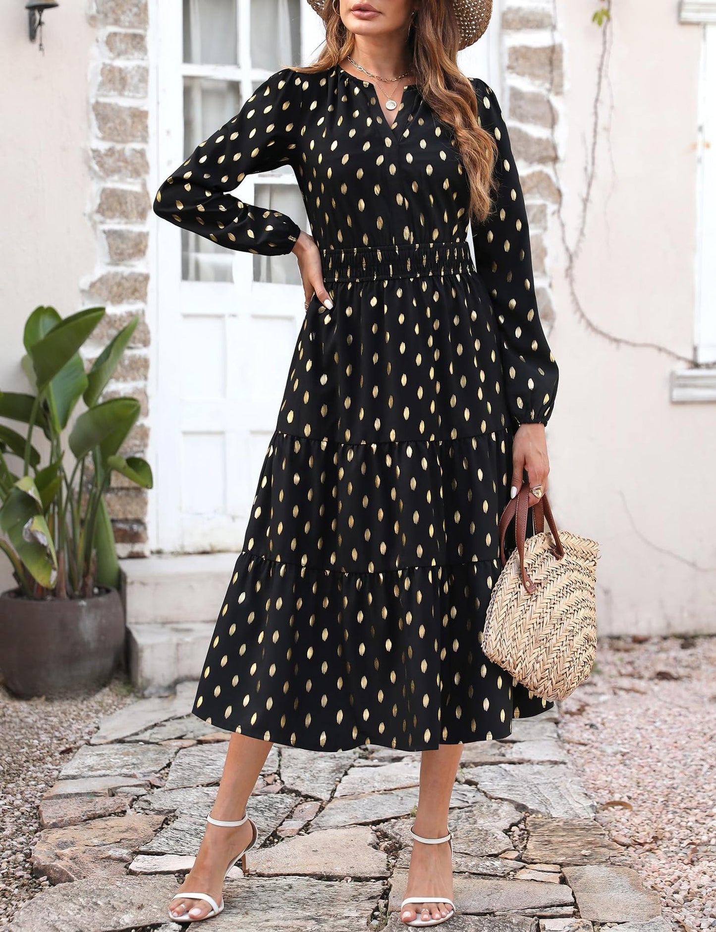 Women's Elegant Bohemian Printed Dress