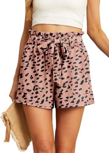 Women's Short Belt Pocket Summer Casual