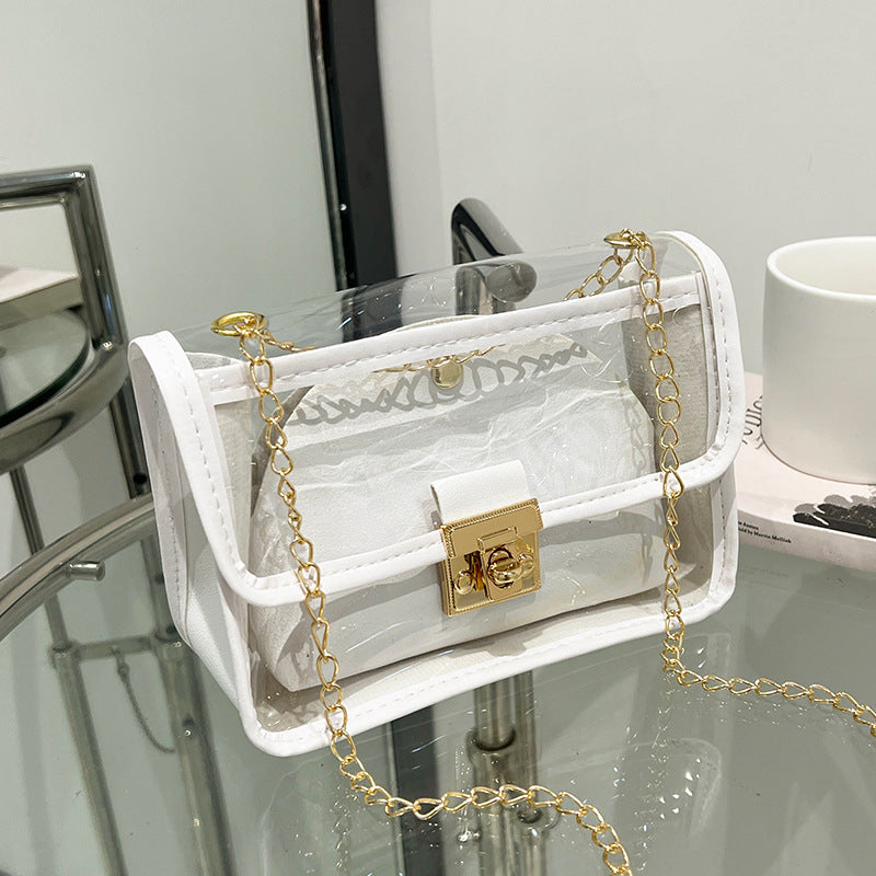 Summer Shoulder Messenger Bag Transparent