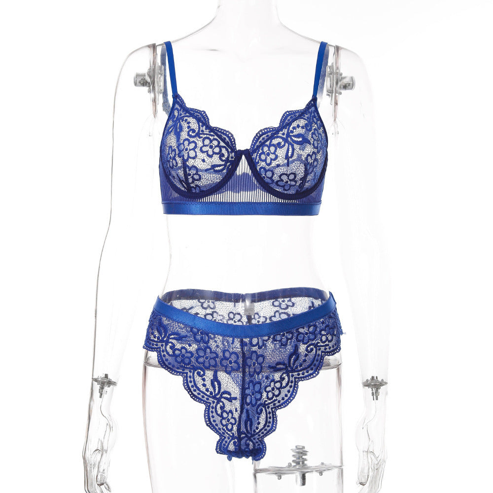 Fashion Lace Gather Sexy Lingerie Female Suit