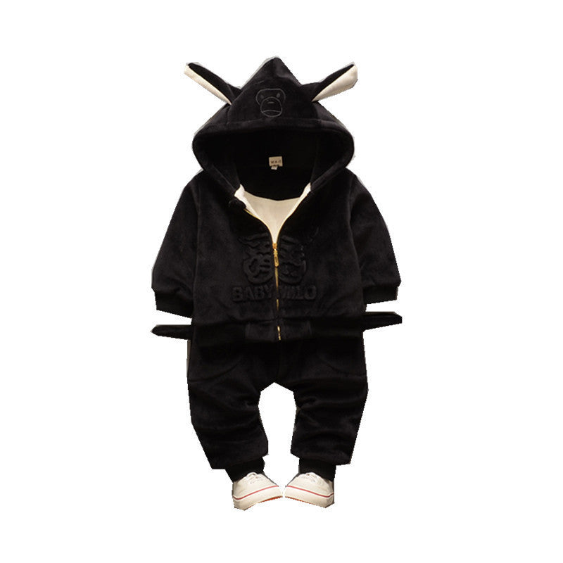 Children's cotton-padded suit