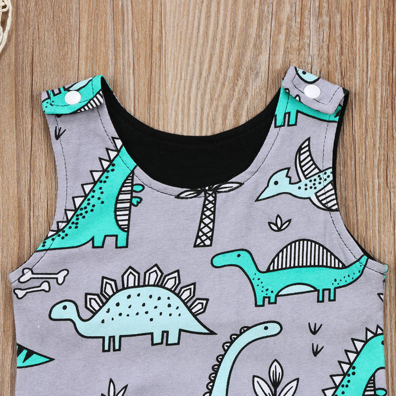 Dinosaur Romper baby long creeper