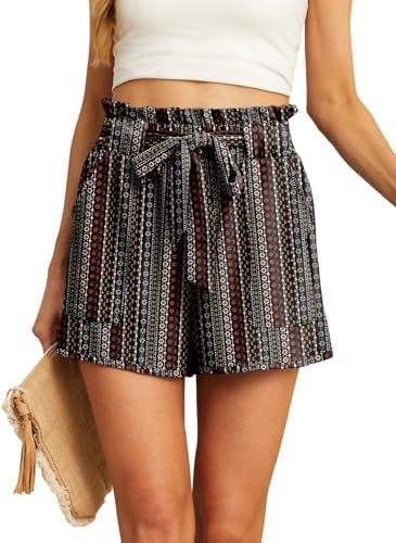 Women's Short Belt Pocket Summer Casual