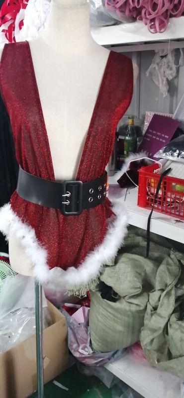Christmas Outfit Passionate Seduction One-piece Sexy Lingerie