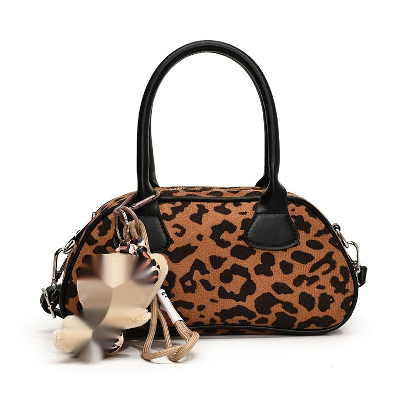 Hand-carrying Retro Frosted Bowling Bag Women