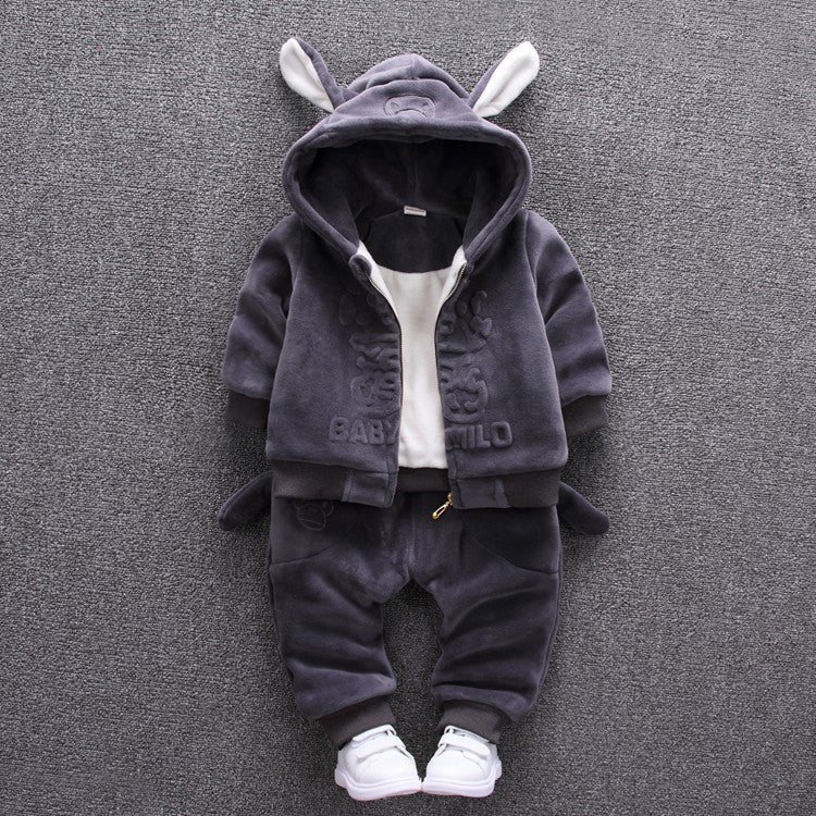 Children's cotton-padded suit