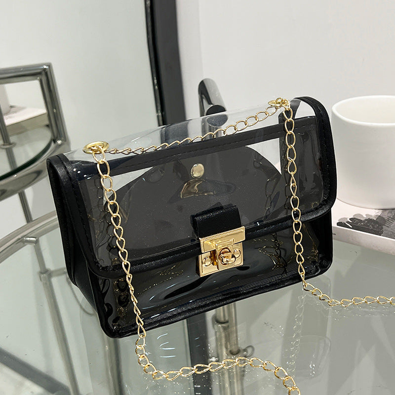Summer Shoulder Messenger Bag Transparent