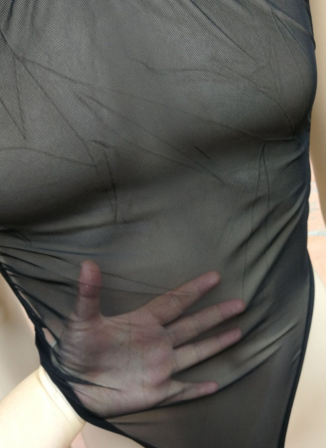Sexy T-shirt men's transparent erotic lingerie