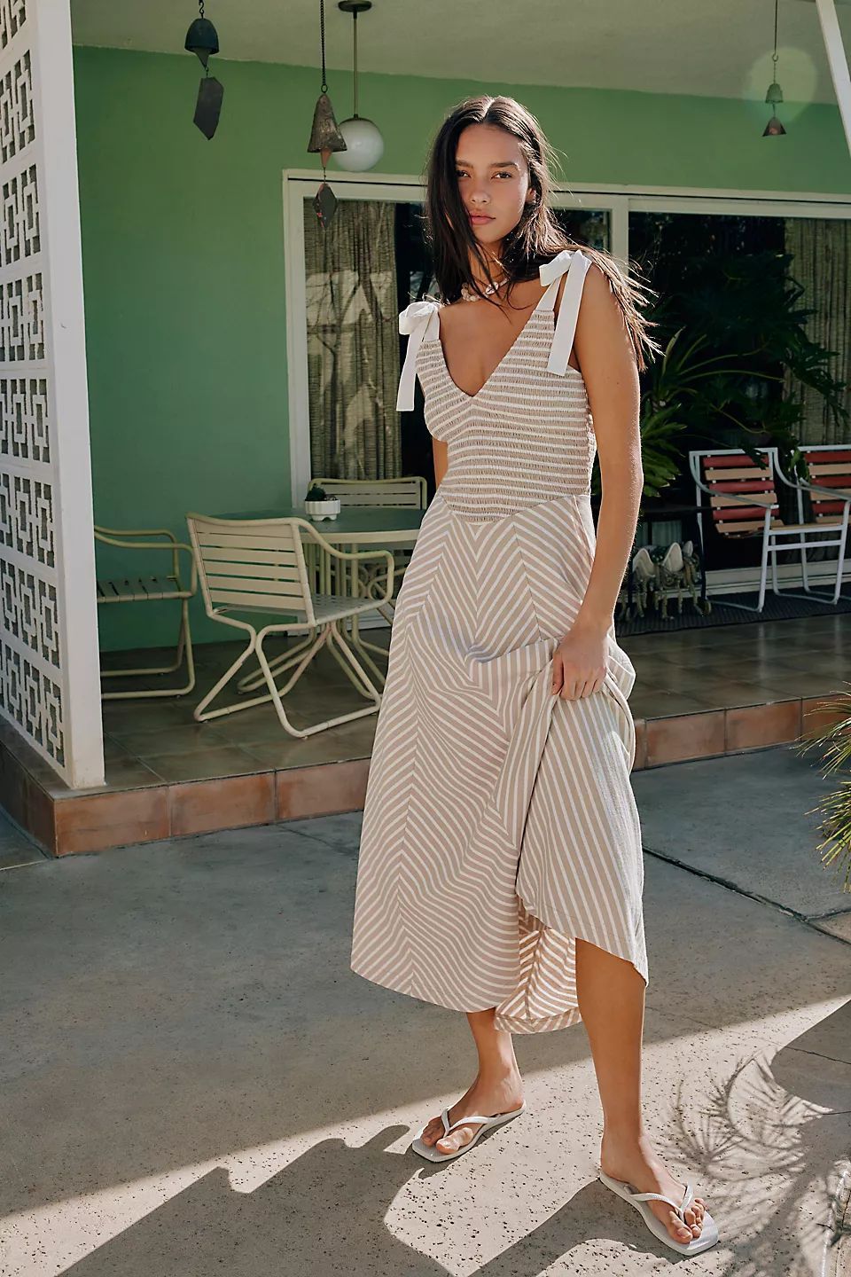 Women's Holiday Backless Low-cut Dress