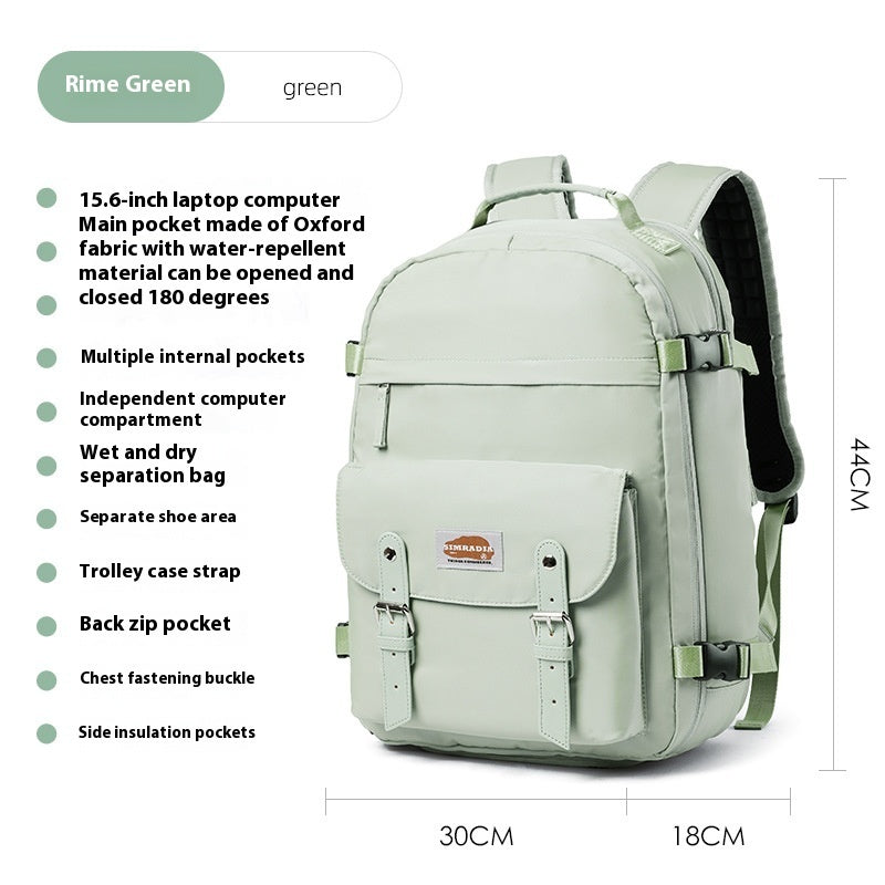 Travel Computer Backpack Women's Short-distance Lightweight Travel Schoolbag