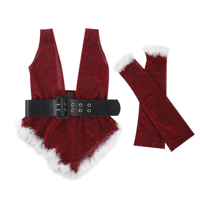 Christmas Outfit Passionate Seduction One-piece Sexy Lingerie