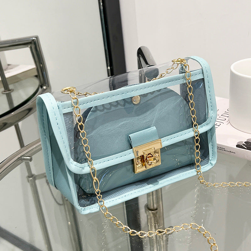Summer Shoulder Messenger Bag Transparent