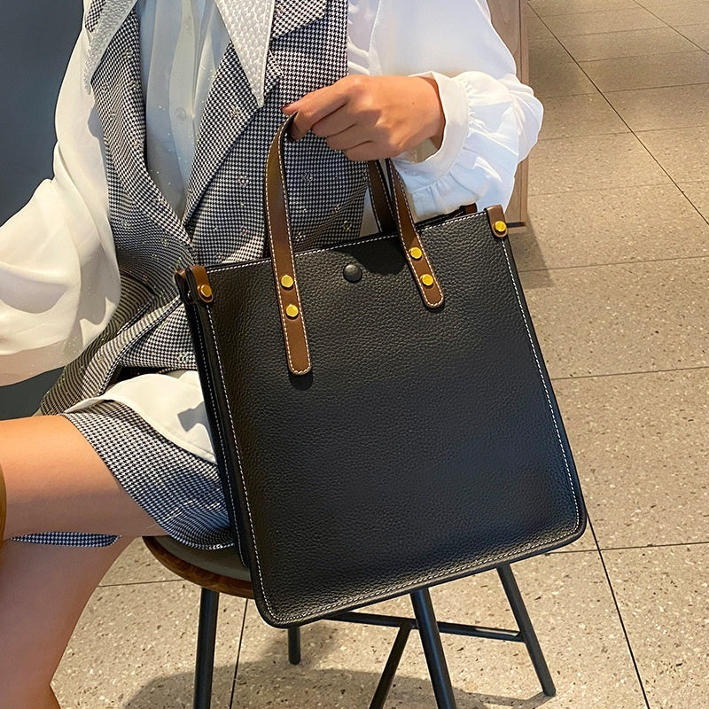 Women's Large-capacity Leather Business Handbag