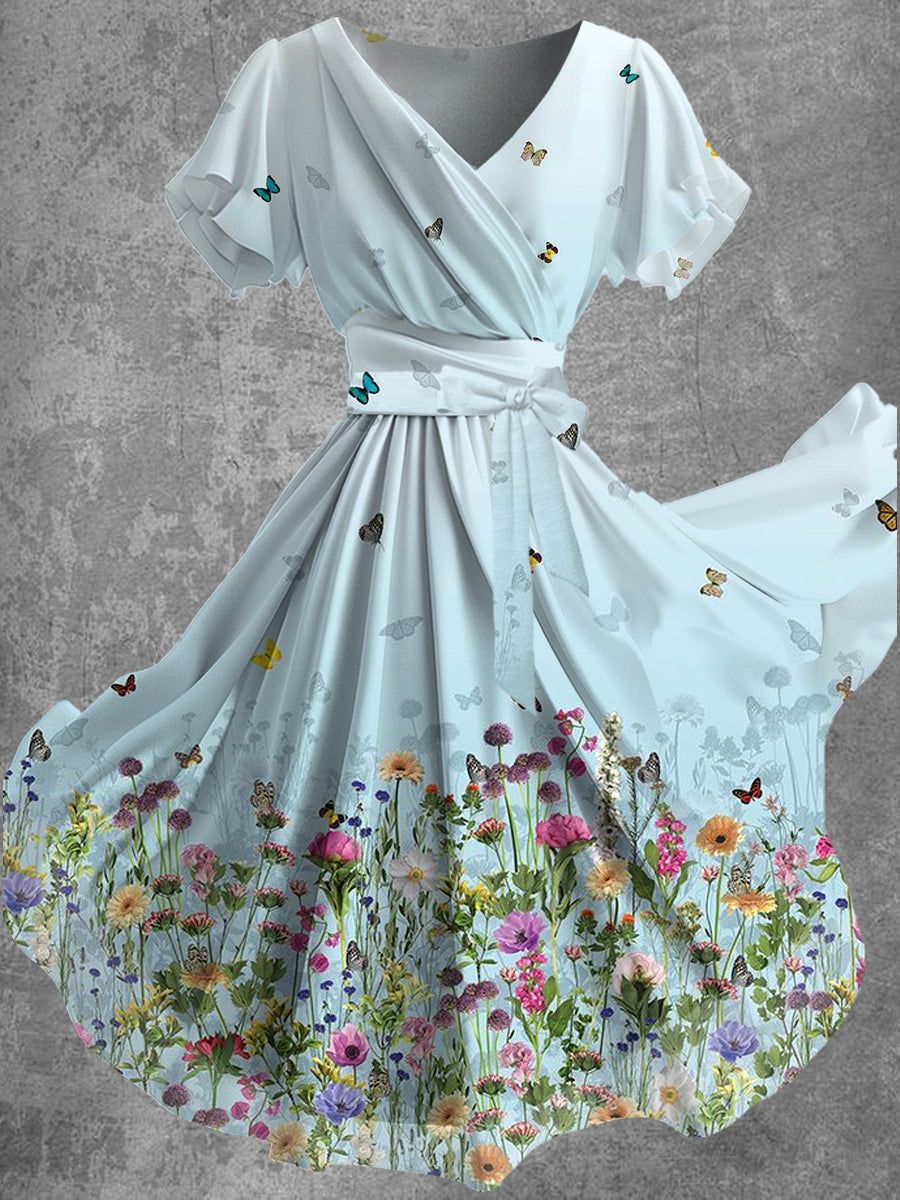 Women's Slim-fit Style Suspenders Shawl 2-piece Set Dress