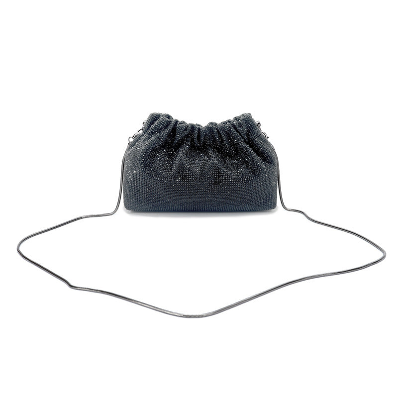 Full Diamond Evening Wear Veneer Drawstring Bag