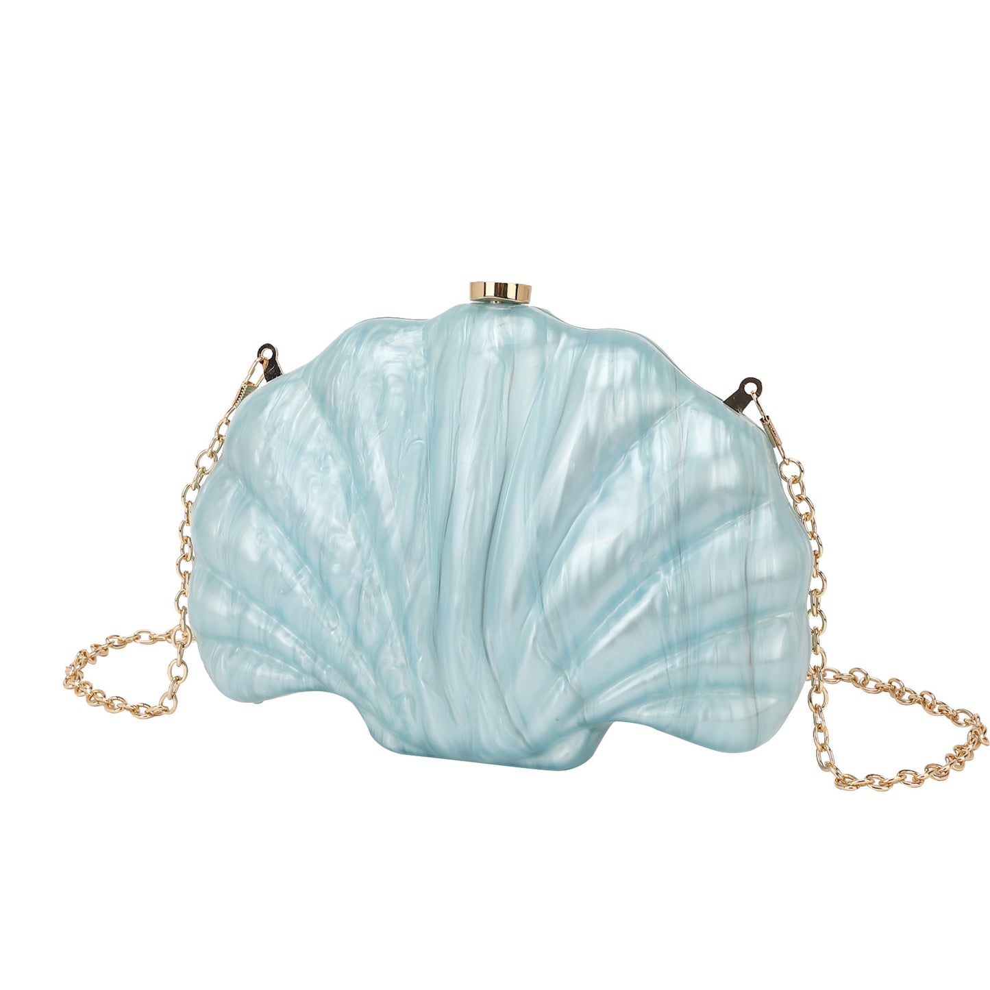 Shell Multicolor Chain Shoulder Messenger Bag