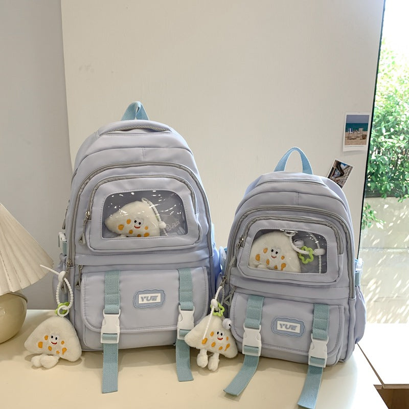 Large Capacity Junior High School Student High School Student Backpack Simple