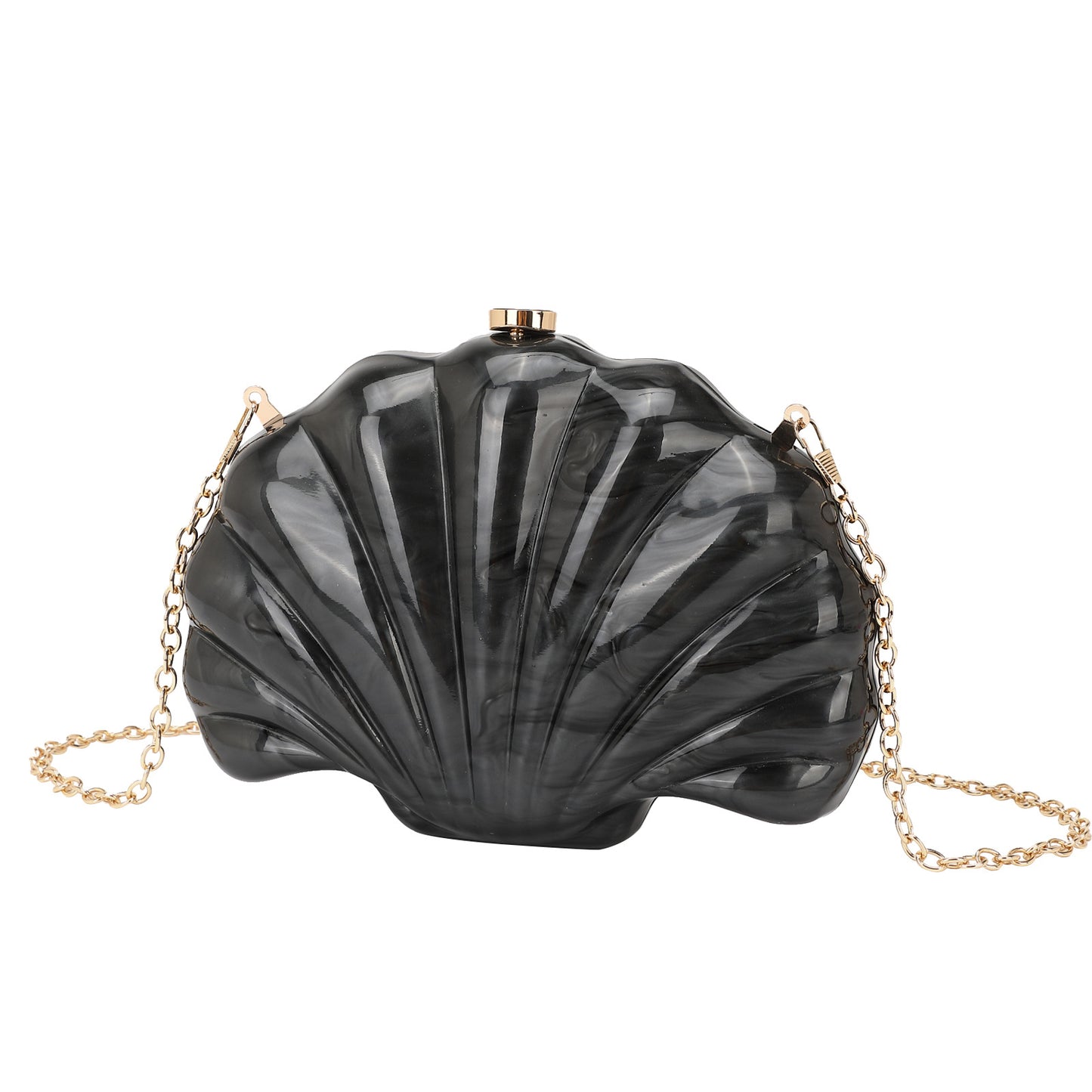 Shell Multicolor Chain Shoulder Messenger Bag