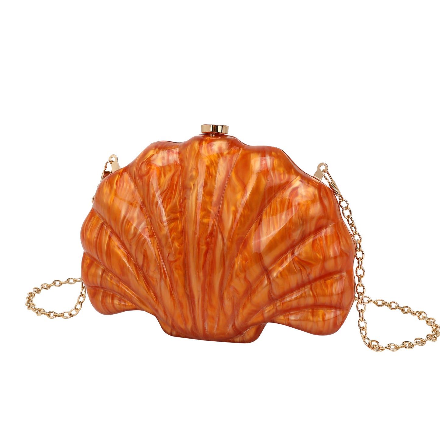 Shell Multicolor Chain Shoulder Messenger Bag