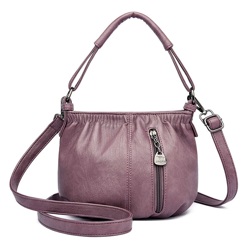 Women's Fashionable Pleated Handbag Simple