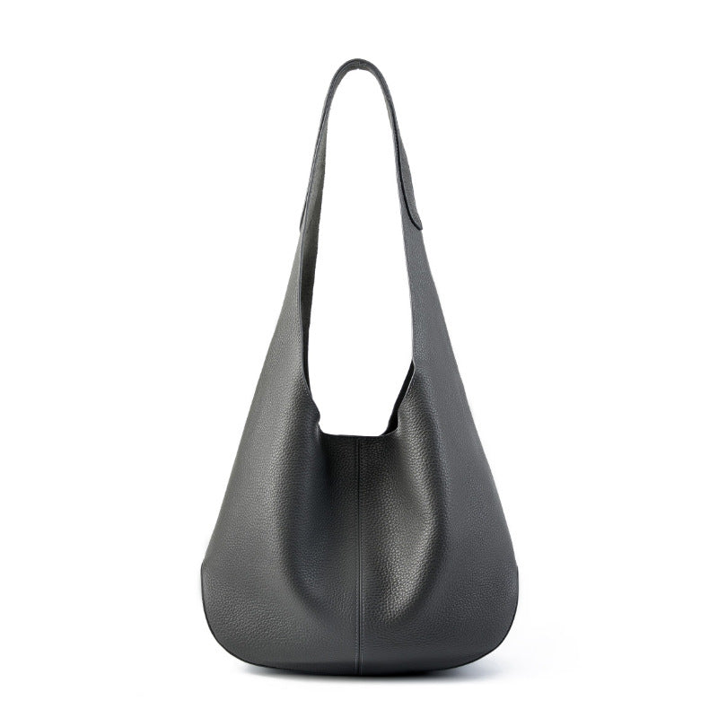 Large Capacity Shoulder Genuine Leather Bag