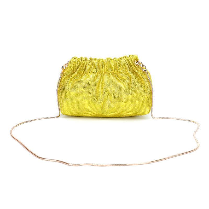 Full Diamond Evening Wear Veneer Drawstring Bag
