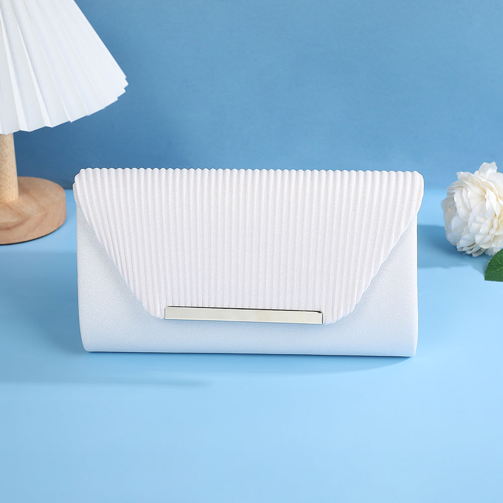 Metal Magnetic Buckle Portable Shell Pattern Chain Bag