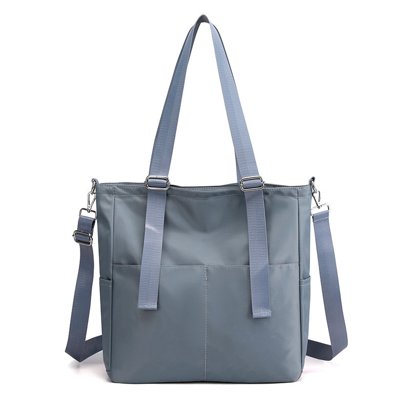 Oxford Cloth Shoulder Bag Large Capacity Casual Tote Bag